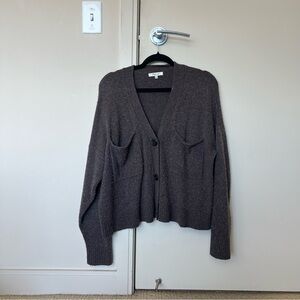 Madewell Dark Brown Cardigan Sweater